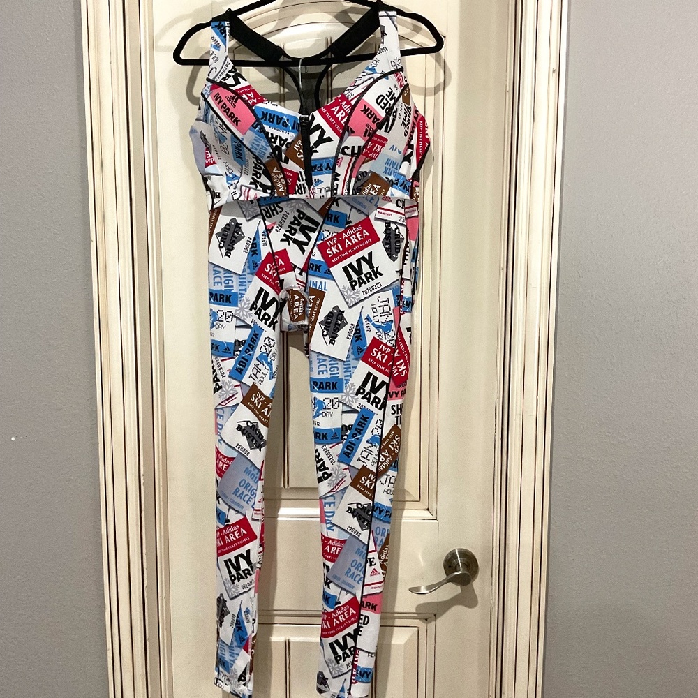 Ivy Park Adidas sports bra and leggings set